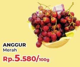 Promo Harga Anggur Merah per 100 gr - Yogya