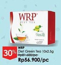 Promo Harga WRP Diet Tea Green Tea 10 pcs - Guardian