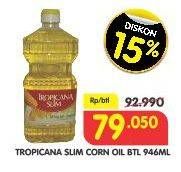Promo Harga TROPICANA SLIM Corn Oil 946 ml - Superindo