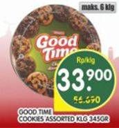 Promo Harga GOOD TIME Cookies Chocochips 345 gr - Superindo