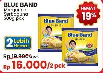 Promo Harga Blue Band Margarine Serbaguna 200 gr - Indomaret