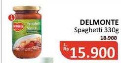 Promo Harga DEL MONTE Cooking Sauce Spaghetti 330 gr - Alfamidi