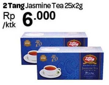 Promo Harga 2tang Teh Celup Jasmine Tea 25 pcs - Carrefour