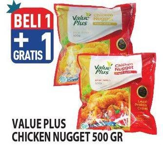 Promo Harga Value Plus Chicken Nugget 500 gr - Hypermart