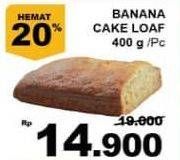 Promo Harga Banana Cake Loaf 400 gr - Giant