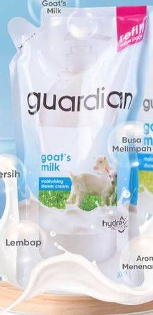 Promo Harga GUARDIAN Shower Cream Goats Milk 600 ml - Guardian