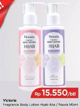 Promo Harga VICTORIA Fragrance Body Lotion Hijab Alia, Naura 145 ml - TIP TOP
