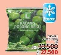 Promo Harga CHOICE L Frozen Green Peas 1 kg - LotteMart