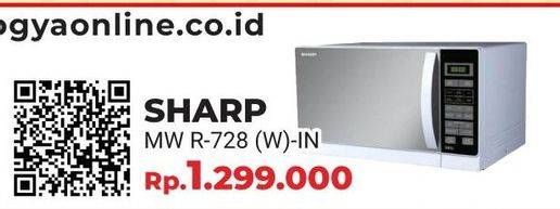 Promo Harga SHARP Compact Grill Microwave Oven R-728  - Yogya