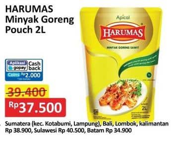 Promo Harga Harumas Minyak Goreng 2000 ml - Alfamart