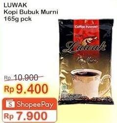 Promo Harga Luwak Kopi Murni Premium 165 gr - Indomaret