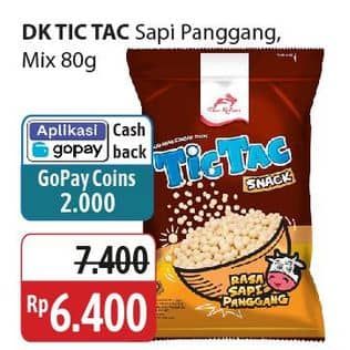 Dua Kelinci Tic Tac 90 gr Diskon 13%, Harga Promo Rp6.400, Harga Normal Rp7.400, Pembayaran Aplikasi GoPay :⁣⁣⁣⁣⁣⁣
- Khusus Pembayaran Di Tempat Hanya Menggunakan Aplikasi GoPay Baru, Minimal Transaksi Rp15.000
- Berlaku 1 Barang/Transaksi/Struk
- Per Akun Maksimal 2x Transaksi/Pelanggan/Periode JSM, Cashback Rp2.000 dengan GOPAY min transaksi Rp15.000