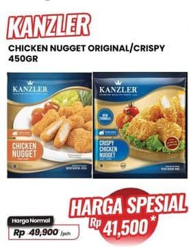 Promo Harga Kanzler Chicken Nugget Crispy, Original 450 gr - Carrefour