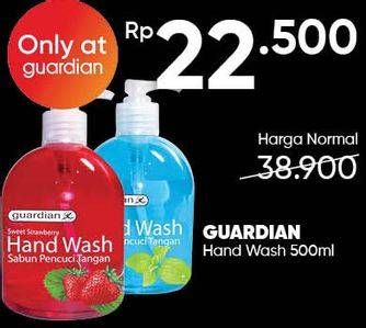 Promo Harga GUARDIAN Hand Wash 500 ml - Guardian