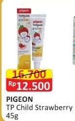 Promo Harga PIGEON Toothpaste for Children Strawberry 45 gr - Alfamart