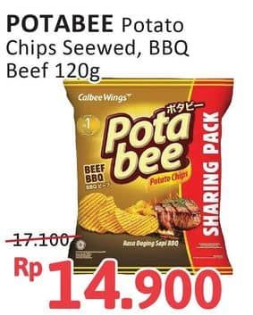 Promo Harga Potabee Snack Potato Chips Grilled Seaweed, BBQ Beef 120 gr - Alfamidi