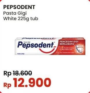 Promo Harga Pepsodent Pasta Gigi Pencegah Gigi Berlubang White 120 gr - Indomaret