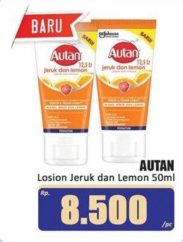 Promo Harga Autan Lotion Anti Nyamuk Jeruk Lemon 50 ml - Hari Hari