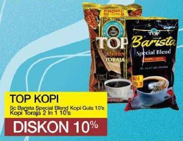 Promo Harga TOP COFFEE Top Coffee Barista/Toraja 2 in 1   - Yogya