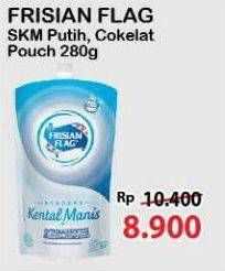 Promo Harga Frisian Flag Susu Kental Manis Putih, Cokelat 280 gr - Alfamart