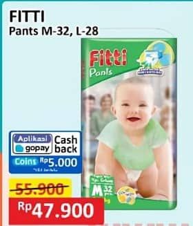 Promo Harga Fitti Pants L28, M32 28 pcs - Alfamart