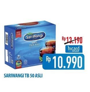 Promo Harga Sariwangi Teh Asli 92 gr - Hypermart