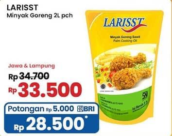 Promo Harga Larisst Minyak Goreng 2000 ml - Indomaret