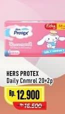 Promo Harga Hers Protex Daily Comfort Wing 23, 5cm 22 pcs - Alfamart