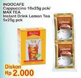 Promo Harga Indocafe Coffeemix per 10 sachet 25 gr - Indomaret