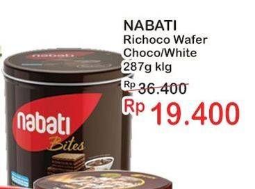 Promo Harga Nabati Bites Richoco, White 287 gr - Indomaret