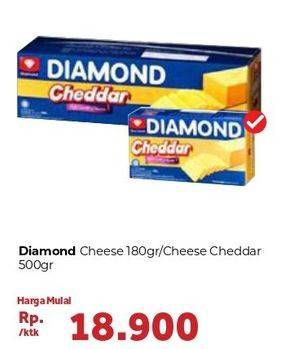 Promo Harga DIAMOND Keju Cheddar 180 gr - Carrefour