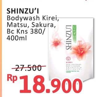 Promo Harga Shinzui Body Cleanser Kirei, Matsu, Sakura, Kensho 380 ml - Alfamidi