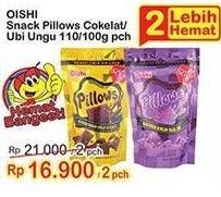 Promo Harga OISHI Pillows Coklat, Ubi 110 gr - Indomaret