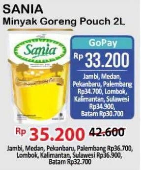 Promo Harga Sania Minyak Goreng 2000 ml - Alfamart