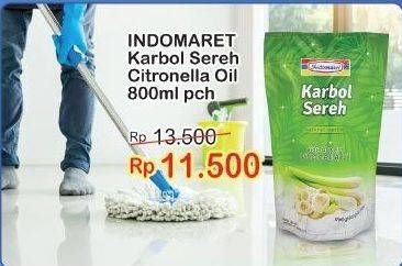 Promo Harga INDOMARET Karbol Sereh Citronella Oil 800 ml - Indomaret