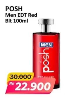 Promo Harga Posh Men Eau de Toilette Red Bullet 100 ml - Alfamart
