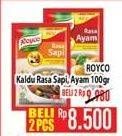 Promo Harga ROYCO Penyedap Rasa Ayam, Sapi 100 gr - Hypermart