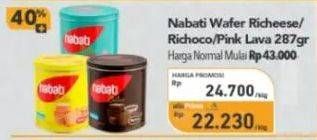 Promo Harga Nabati Bites Richeese, Richoco, Pink Lava 287 gr - Carrefour