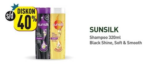 Promo Harga Sunsilk Shampoo Black Shine, Soft Smooth 340 ml - Hypermart
