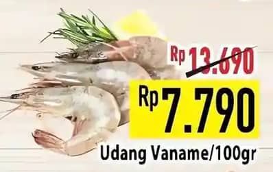 Promo Harga Udang Vanamae per 100 gr - Hypermart