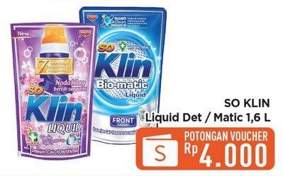 So Klin Liquid Detergent/Matic