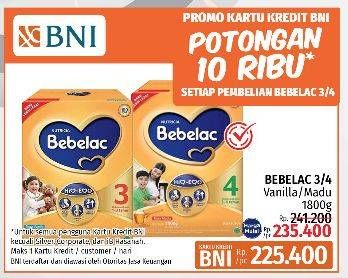 Promo Harga BEBELAC 3/4 Susu Pertumbuhan  - LotteMart