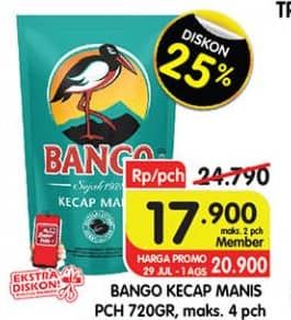 Promo Harga Bango Kecap Manis 550 ml - Superindo