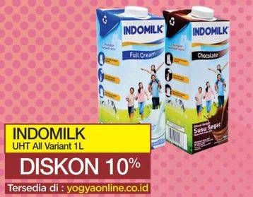 Promo Harga INDOMILK Susu UHT All Variants 1000 ml - Yogya