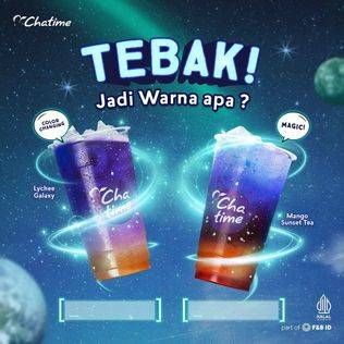 Promo Harga Chatime Blue Galaxy Series  - Chatime