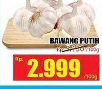 Promo Harga Bawang Putih per 100 gr - Hari Hari