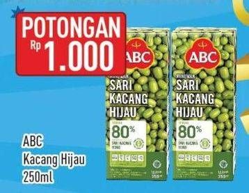 Promo Harga ABC Minuman Sari Kacang Hijau 250 ml - Hypermart