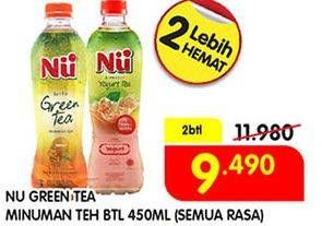 Promo Harga Nu Green Tea & Yogurt Tea  - Superindo