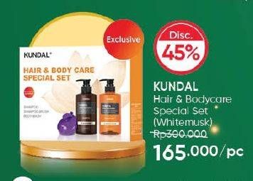 Promo Harga Kundal Honey & Macadamia Hydro-Intensive Protein Premium Hair Treatment/Body Wash  - Guardian