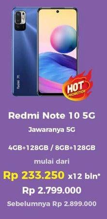 Promo Harga XIAOMI Redmi Note 10 5G 4GB+128GB, 8GB+128GB  - Erafone